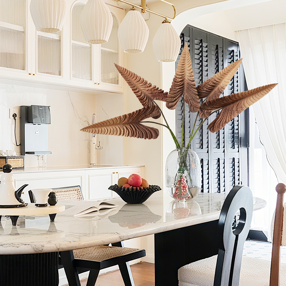 3 Artificial tropical banana leaf