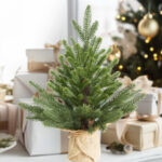 Christmas Tree with Linen