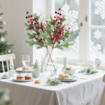 Christmas Artificial with Red