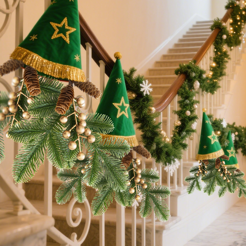 6 Artificial Pine Branch