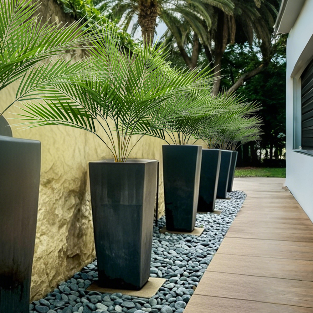 1组合 Artificial Palm Leaves