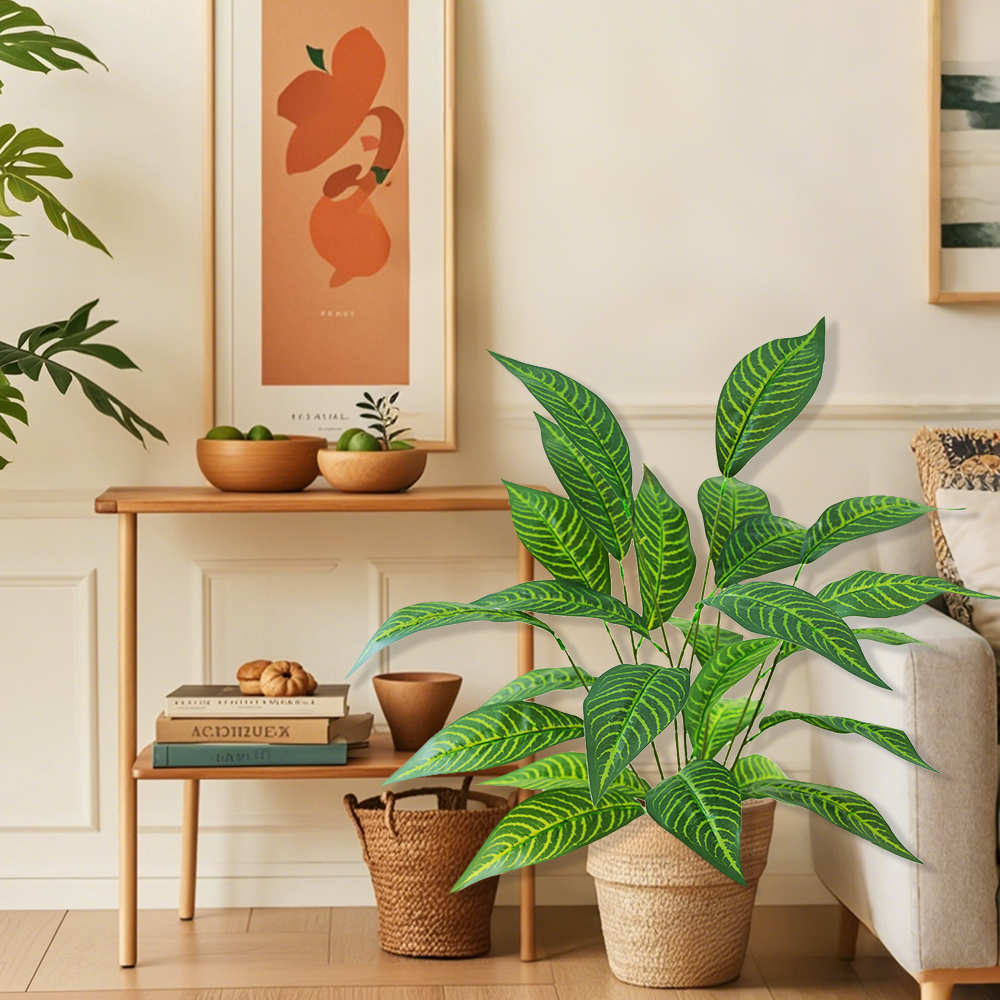 17 Green plant Brazilian taro leaves