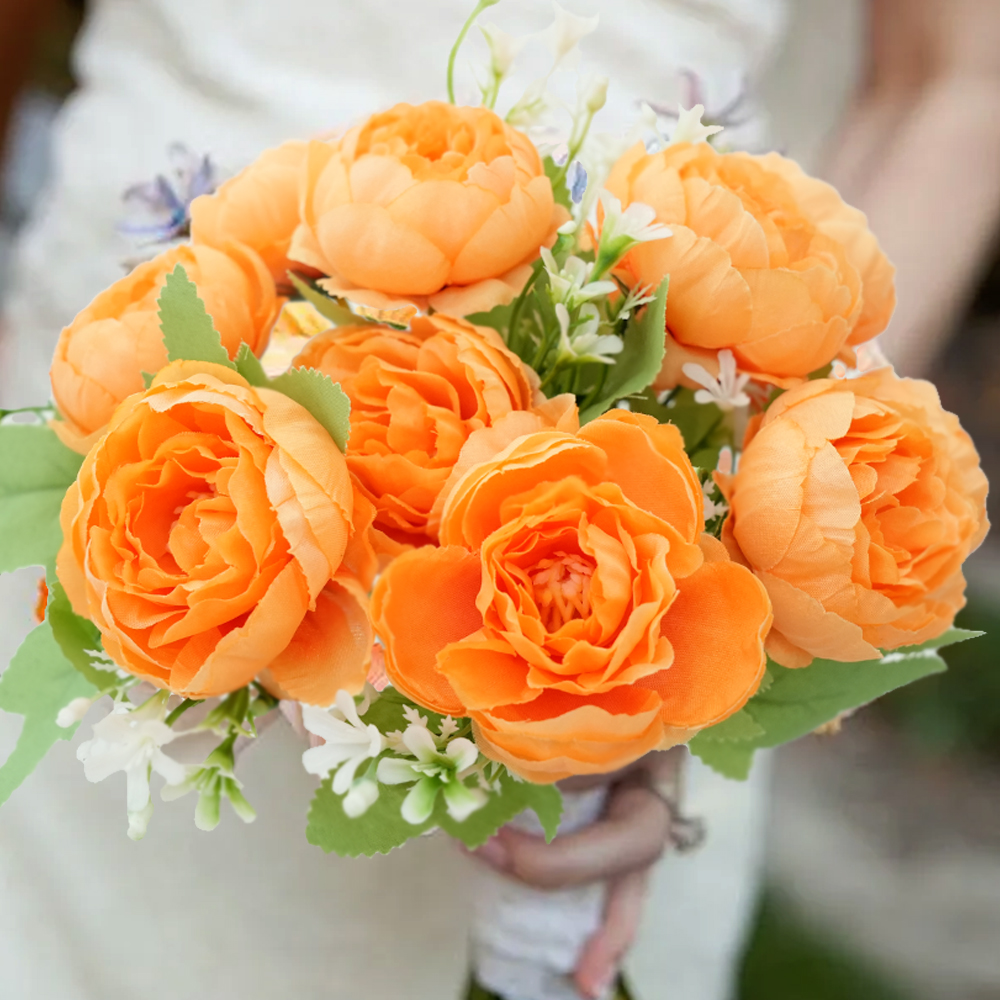 1 Simulation rose peony bouquet