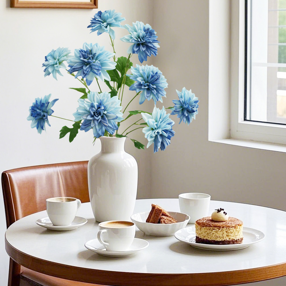 2 Artificial dahlia flower