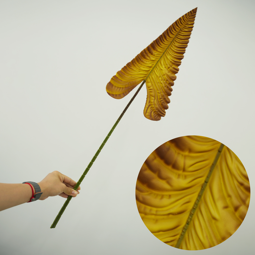 Artificial tropical banana leaf