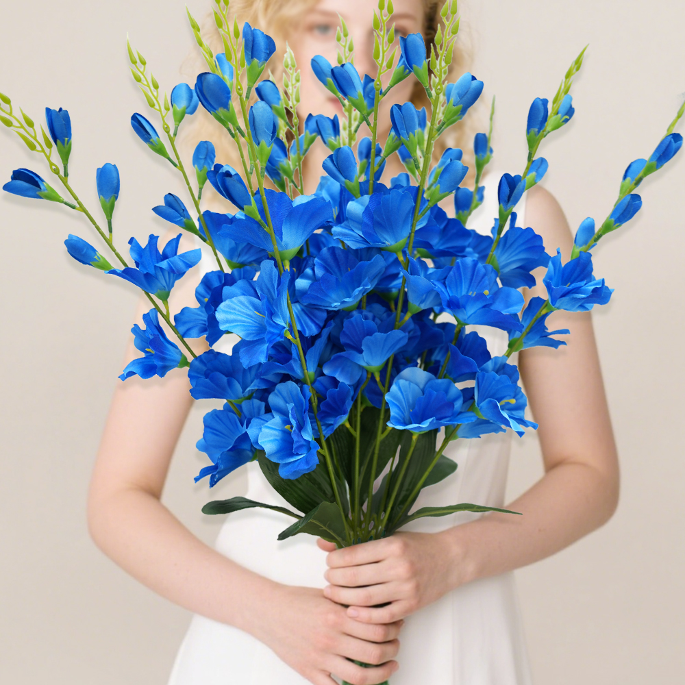 4 Gladiolus Artificial Flowers