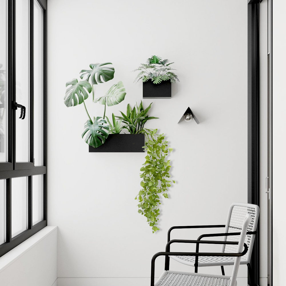 4 Artificial watercress leaf hanging