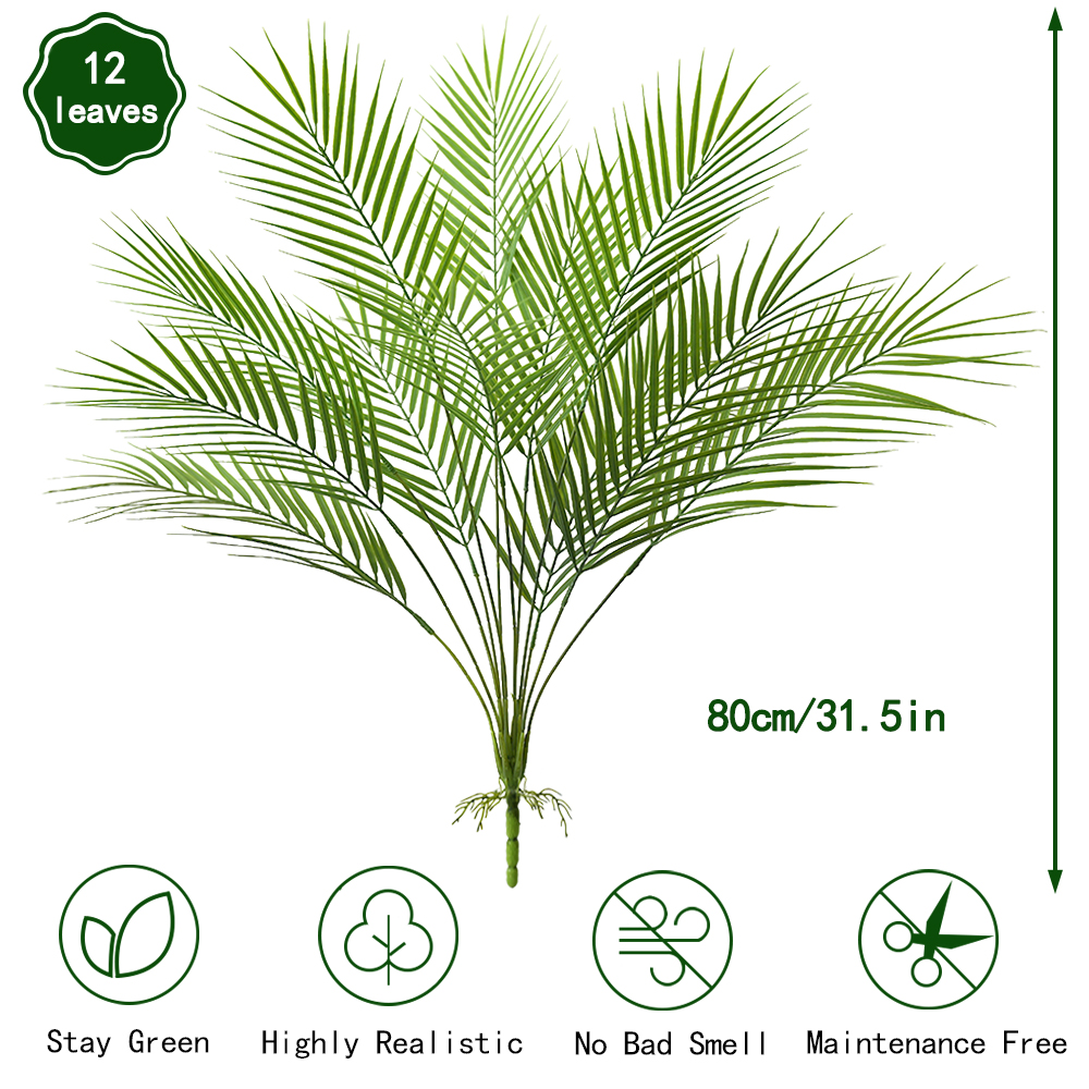 Artificial Tropical Palm Leaves