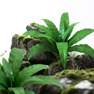 Artificial bird's nest fern