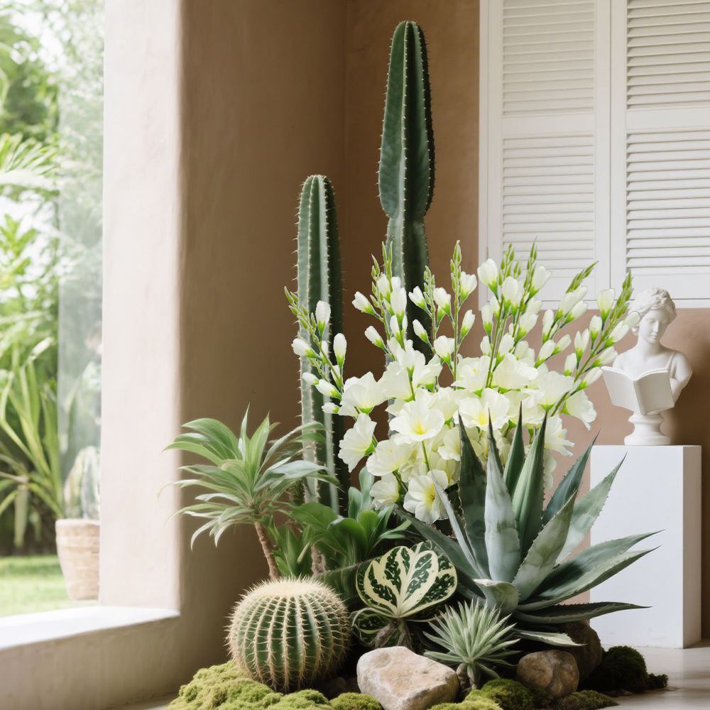 4 Gladiolus Artificial Flowers