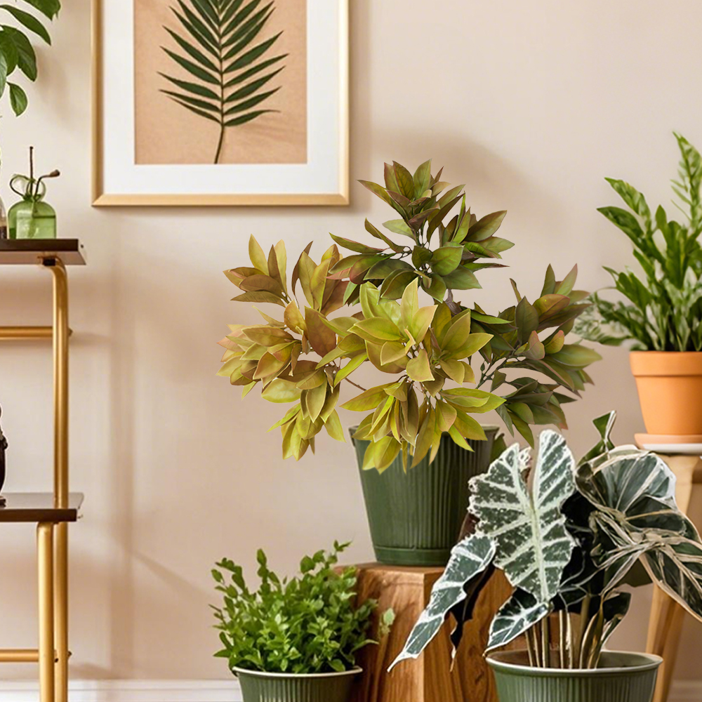 17 Simulated two-pronged apple leaf