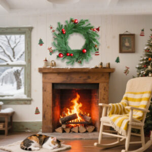 Christmas Wreath Red Ball