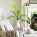 Artificial fern feather tricolor