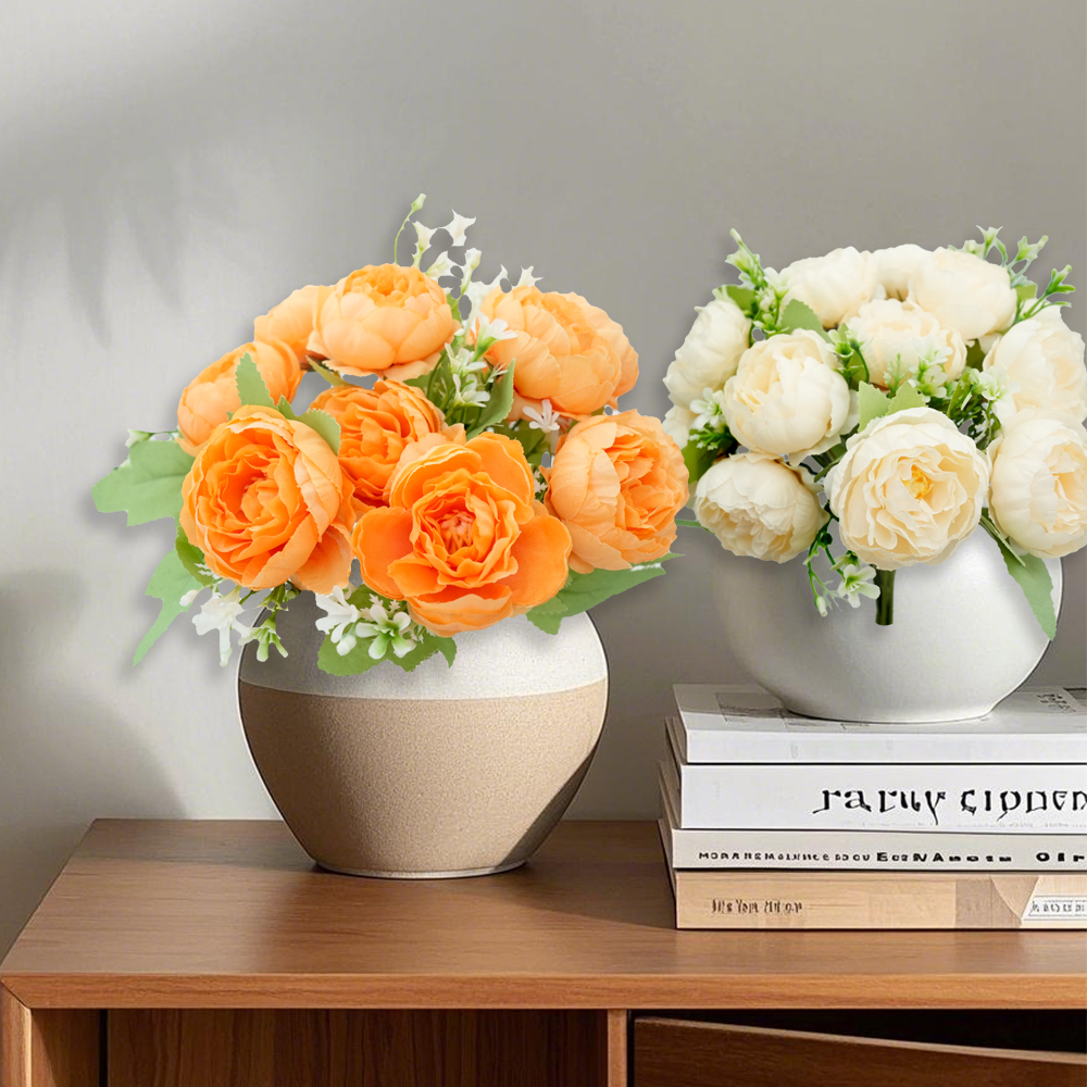 1 Simulation rose peony bouquet