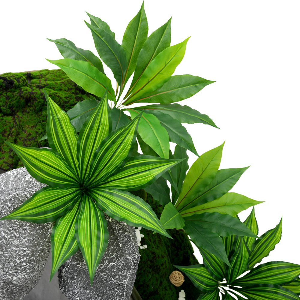9 Simulation of green plant Brazilian wood