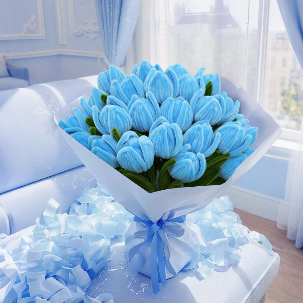 5 Tulip twist stick flower