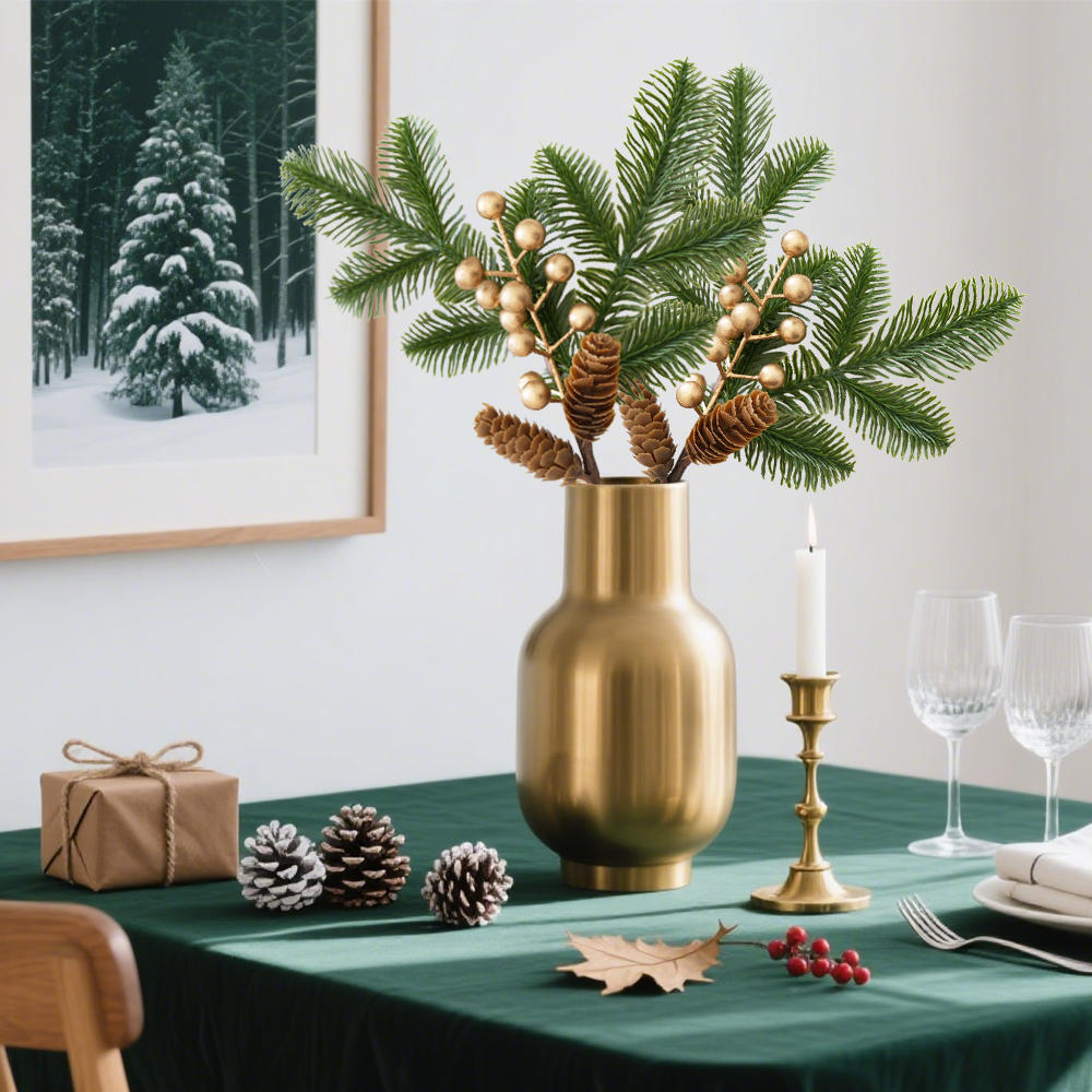 6 Artificial Pine Branch