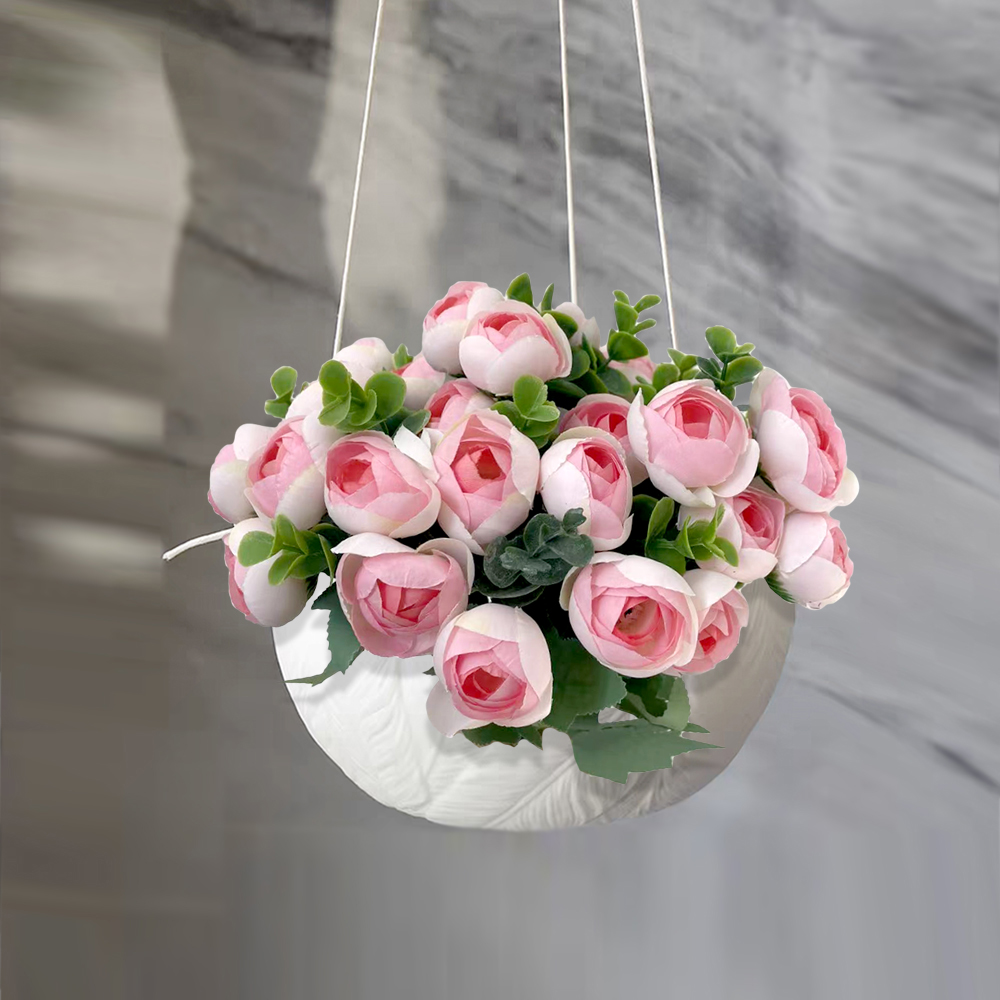 Artificial Flowers Eucalyptus Rose