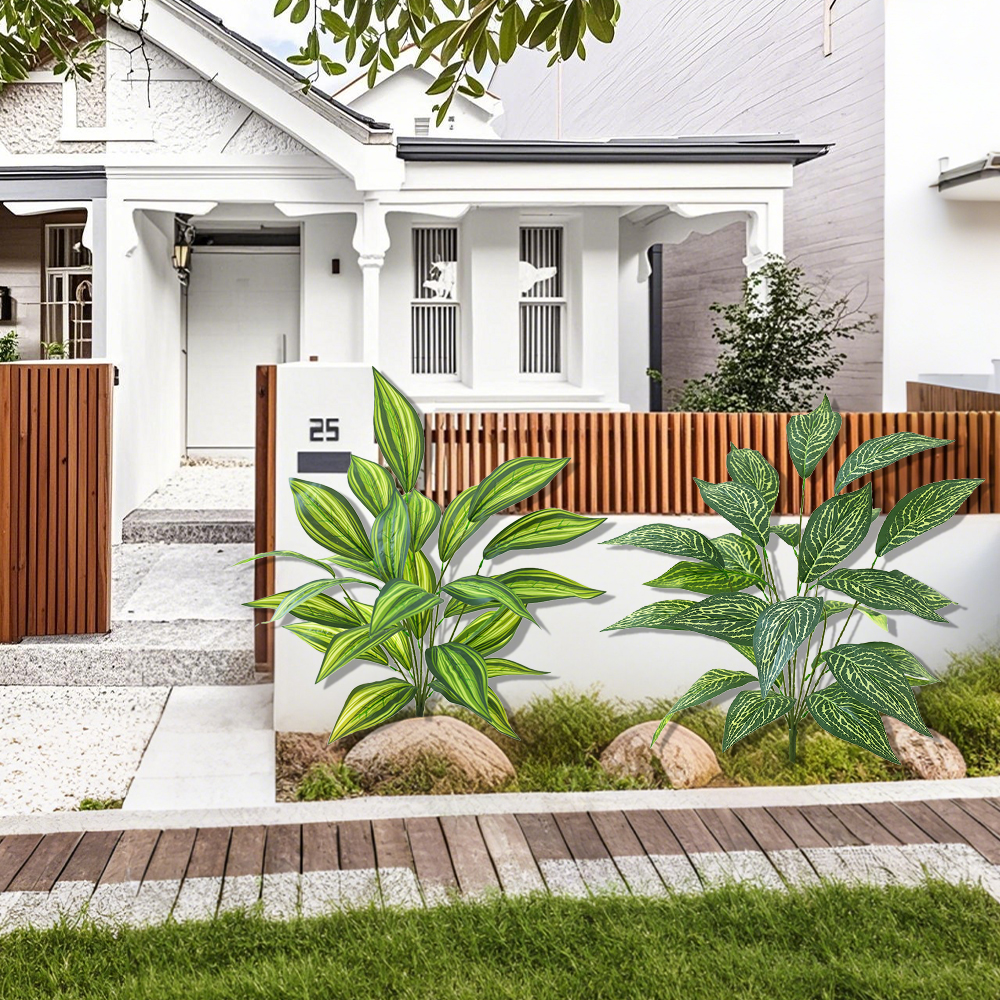 17 Green plant Brazilian taro leaves