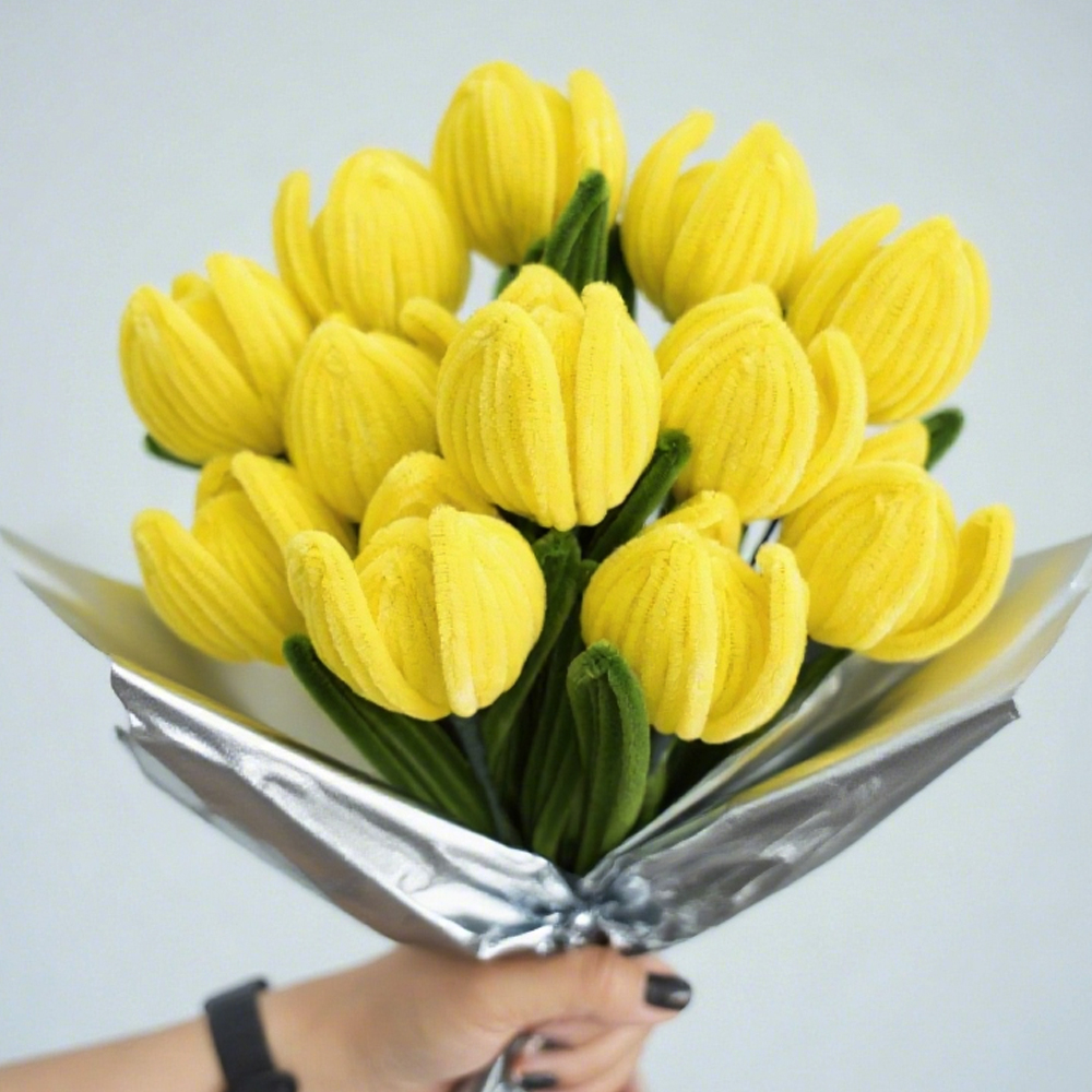 5 Tulip twist stick flower