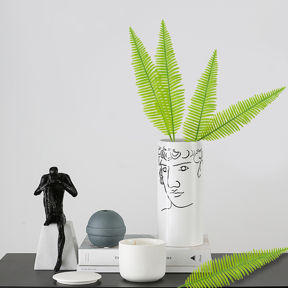 Artificial plastic leaves