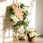 Artificial four-photo flower head