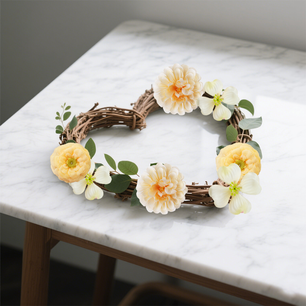 2 Artificial Flowers Heads