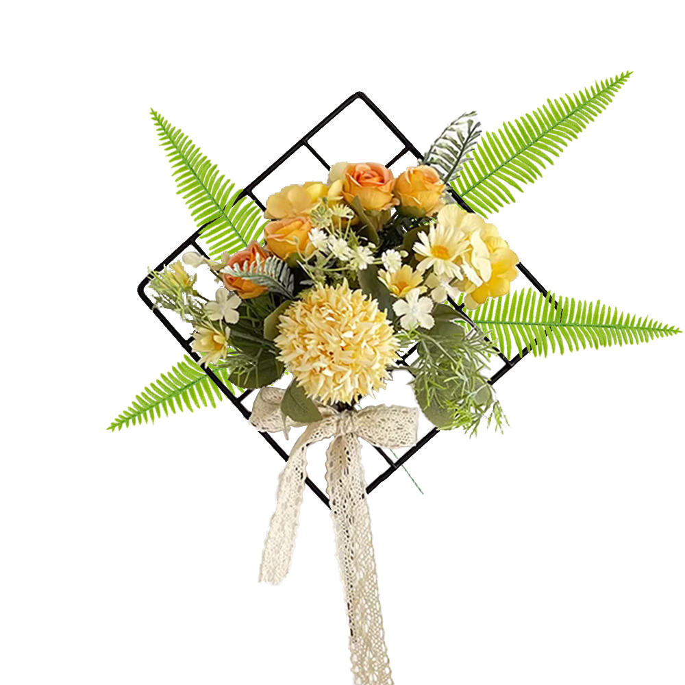 5 Artificial plastic leaves