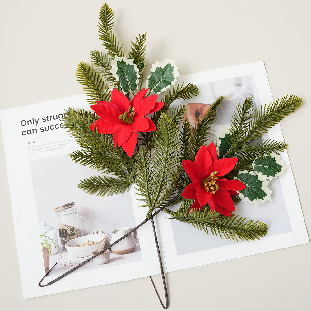 桌摆5 Christmas Floral Pine Cones