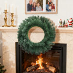 Christmas green garland