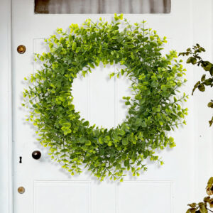 Artificial Eucalyptus Leaf Wreath