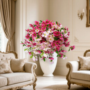 Artificial four-illuminated flower