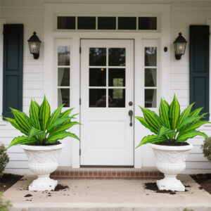 Simulation of green plant Brazilian wood