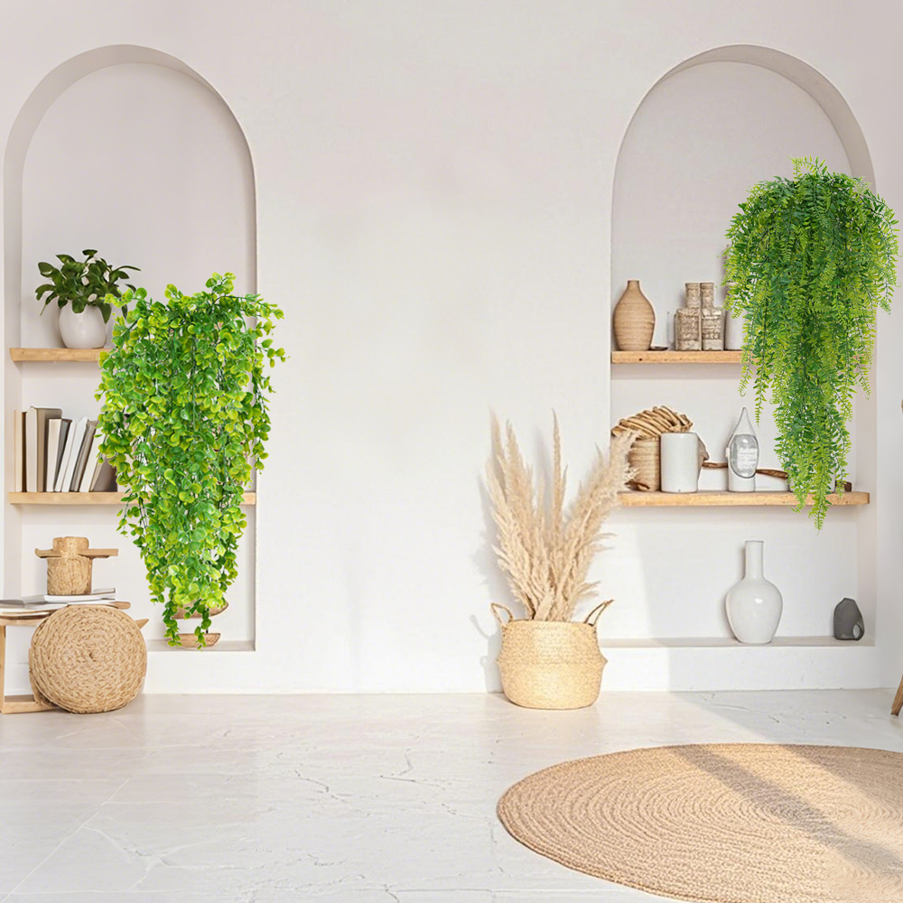 Simulated Persian fern leaves