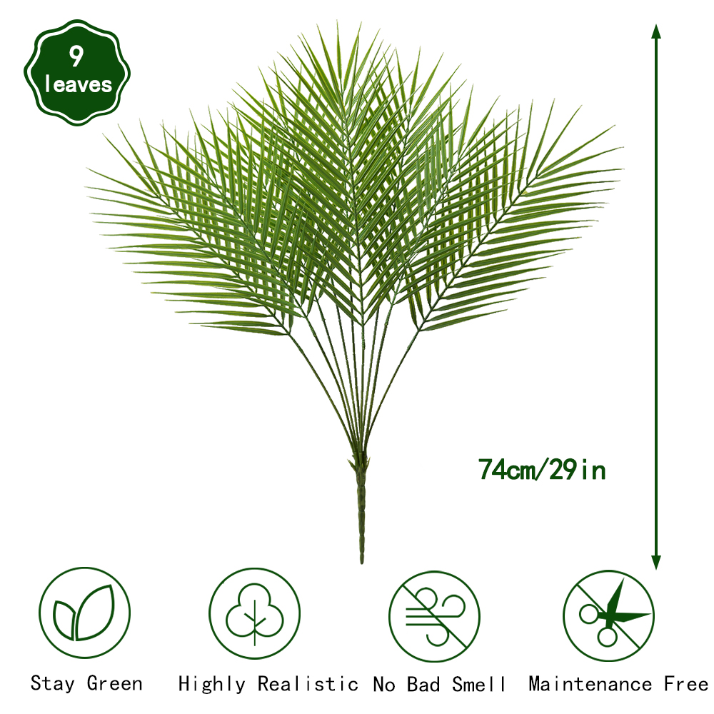 Artificial Tropical Palm Leaves