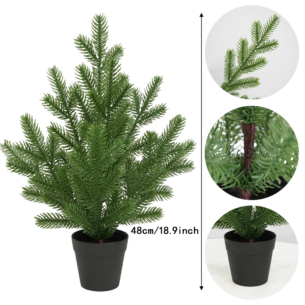 Simulated Pine Cypress Trees