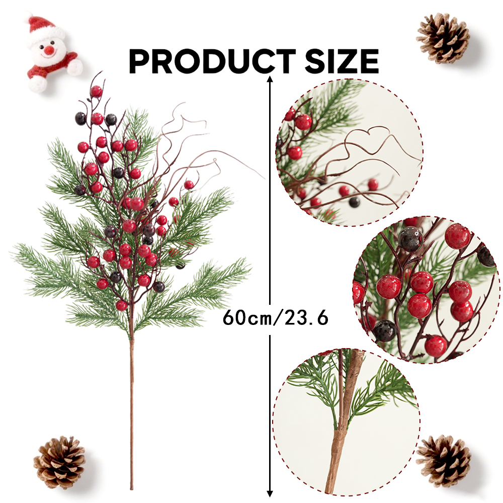 Christmas Artificial with Red