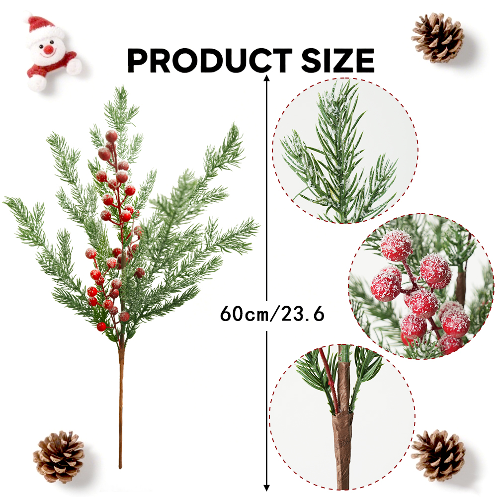 Christmas Artificial with Red