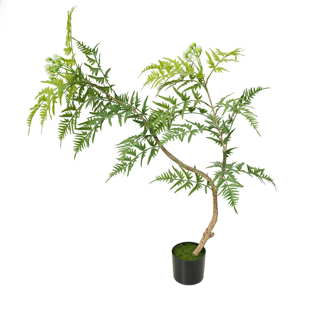 Artificial small flame potted plants