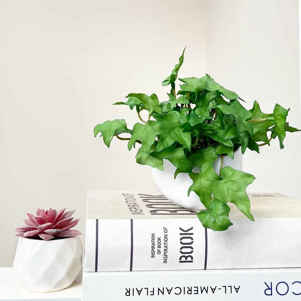 6 Soft Glue Artificial Plant Green