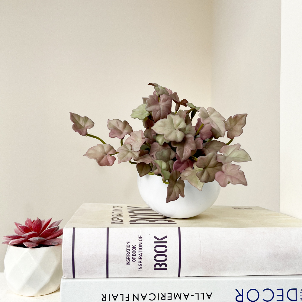 6 Soft Glue Artificial Plant Green