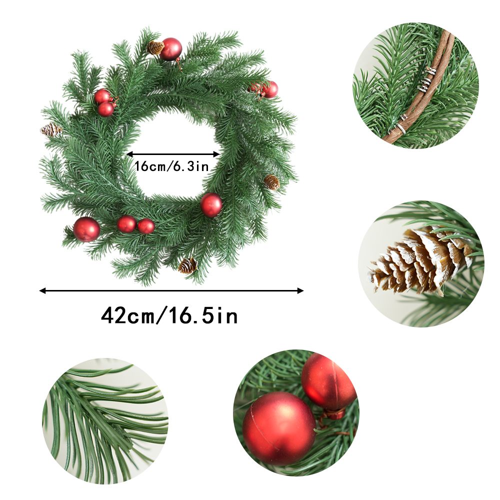 Christmas Wreath Red Ball