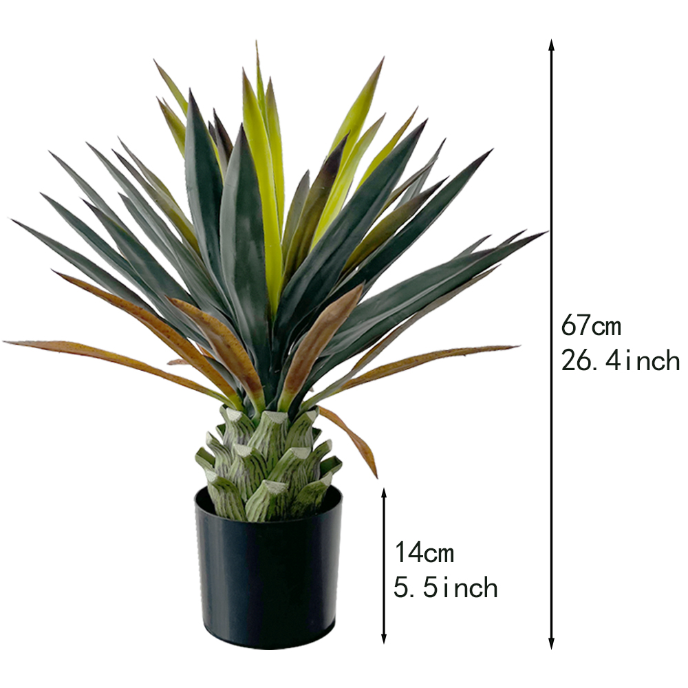 Simulation sisal potted