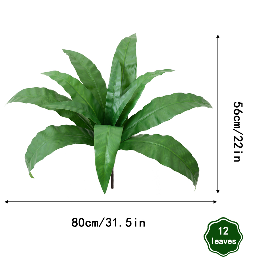 Artificial bird's nest fern