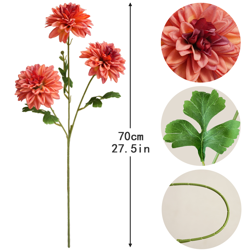 Artificial dahlia flower