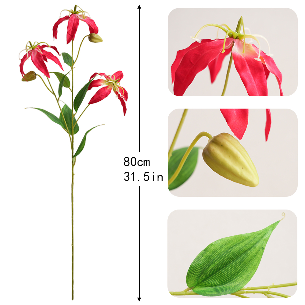 Artificial Flame Lily