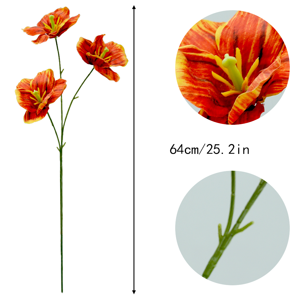 Artificial 3 tulip