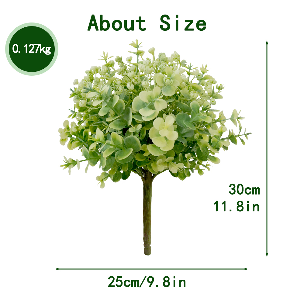 Artificial trees plastic eucalyptus