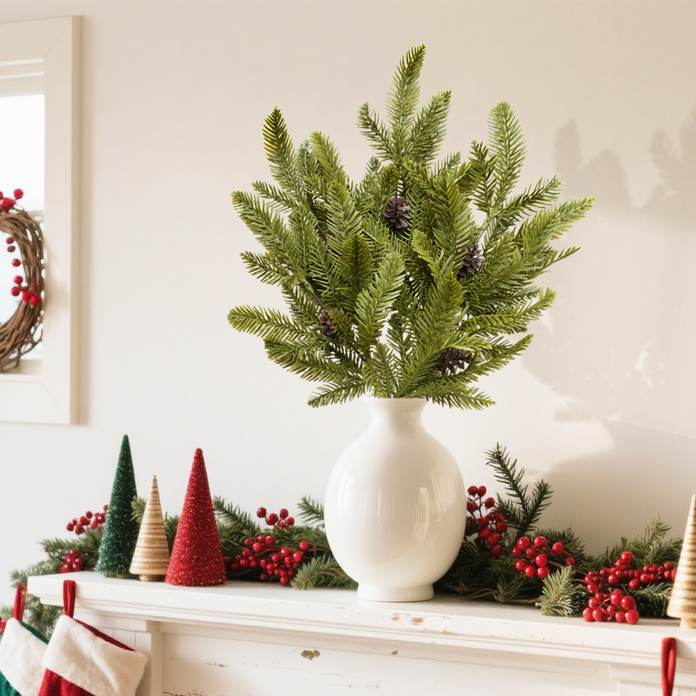 Christmas Floral Pine Cones
