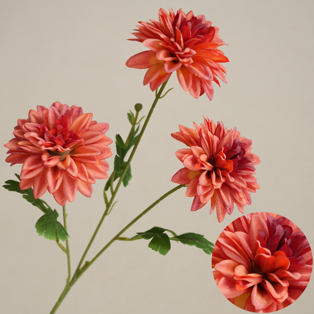 Artificial dahlia flower